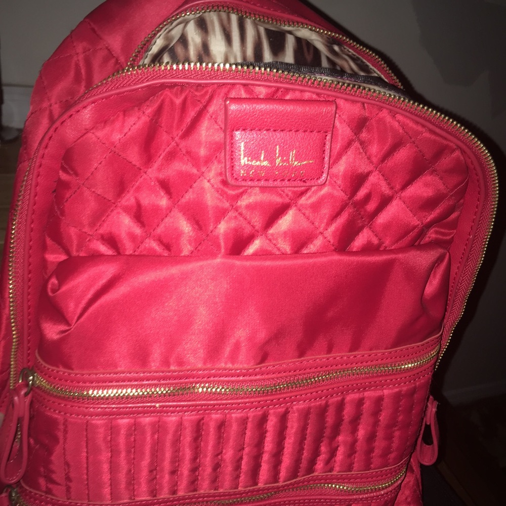 Nicole Miller Red Backpack
